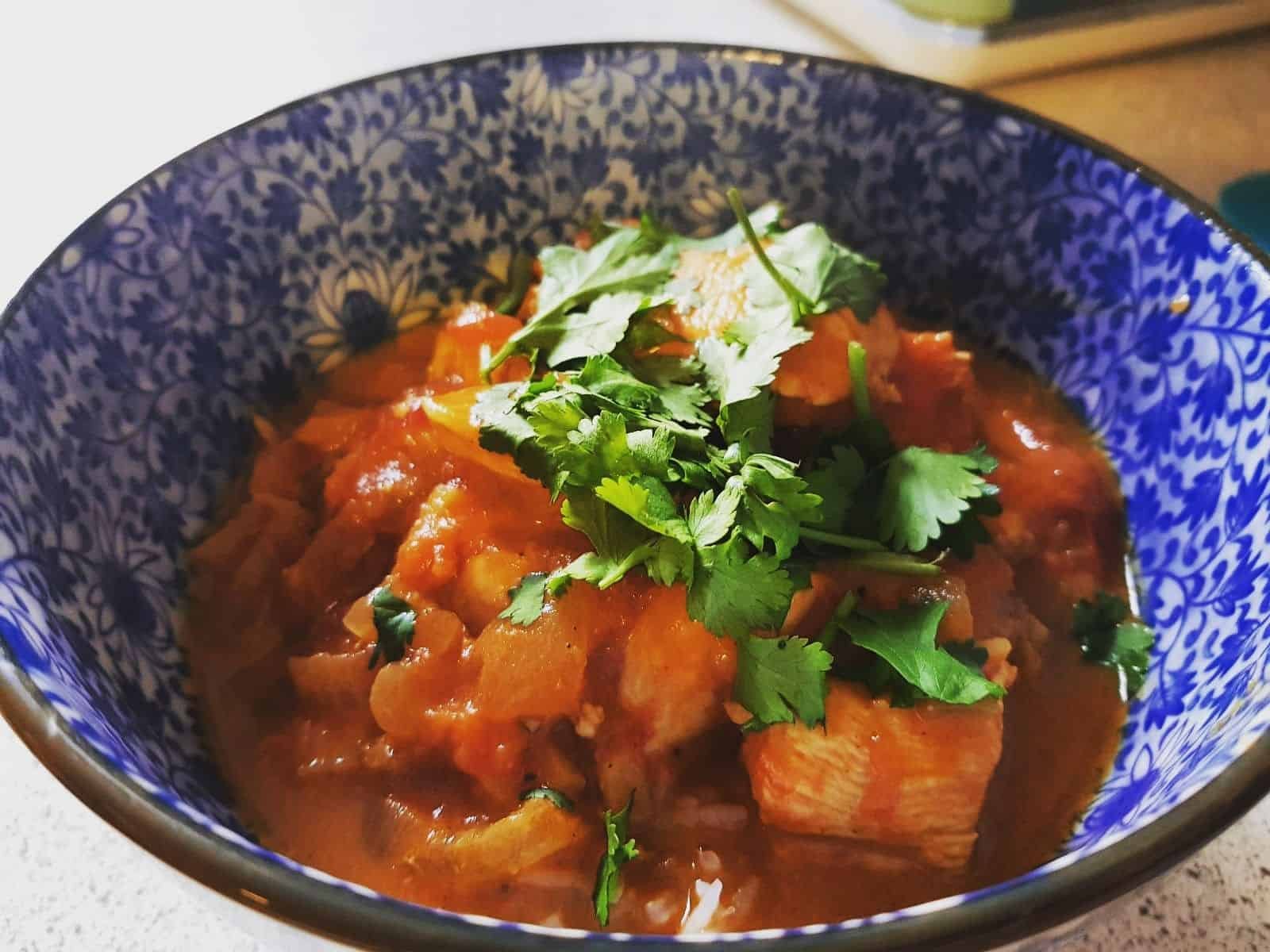 Healthy chicken korma